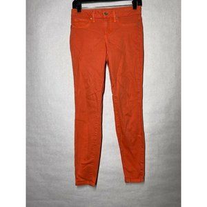 Bebe Jeans Size 28 Coral Stretch Straight Leg